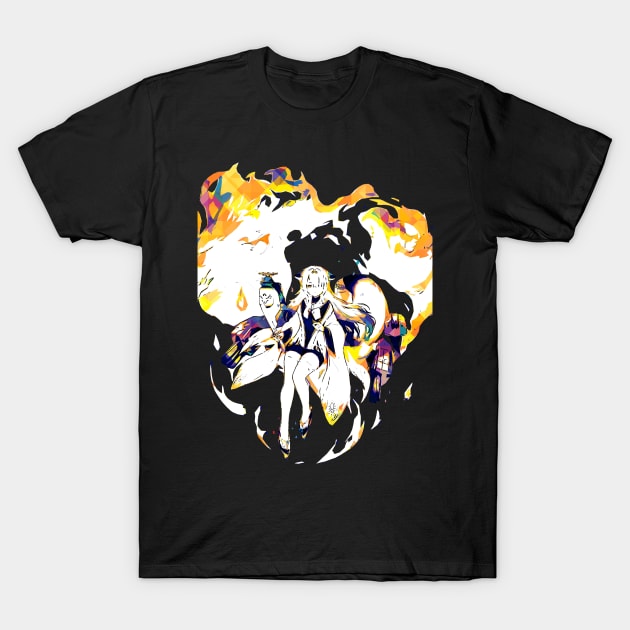 Azur Lane - Miyuki Pop Art T-Shirt by DIY Kulon Progo 